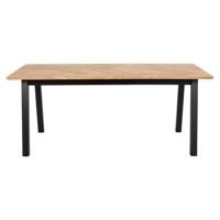 Eetkamertafel Kamena - eikenkleur - 75x180x95 cm - Leen Bakker - thumbnail