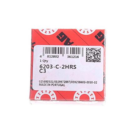 FAG 6203-C-2HRS-C3 Groefkogellager, enkele rij Boordiameter 17 mm Buitendiameter 40 mm Toerental (max.) 12000 omw/min