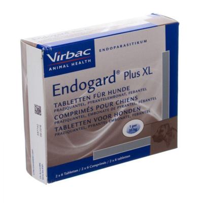 Virbac Endogard Plus XL Ontwormingsmiddel Grote hond 12 tabletten Virbac Endogard Plus XL Ontwormingsmiddel Grote hond 12 tabletten