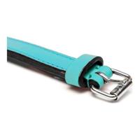 Hondenhalsband Gloria Gestoffeerd turquoise (30 cm) (30 x 1,5 cm) - thumbnail