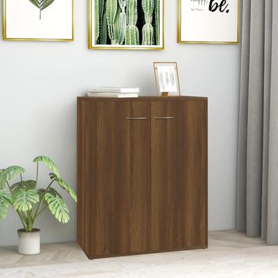 Dressoir 60x30x75 cm bewerkt hout bruineikenkleurig Dressoir 60x30x75 cm bewerkt hout bruineikenkleurig