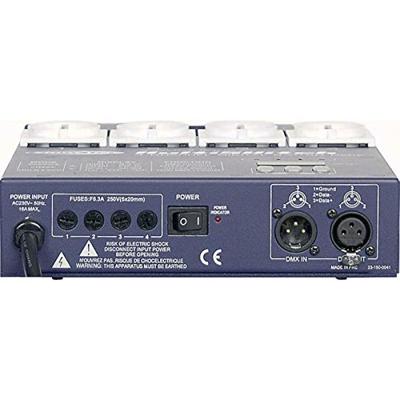Showtec Multiswitch 4-kanaals DMX switchpack Showtec Multiswitch 4-kanaals DMX switchpack