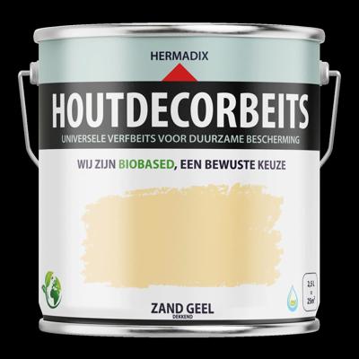 Hermadix Houtdecor Verfbeits - Zand Geel