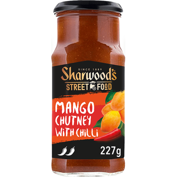 Sharwood&apos;s Street Food Mango Chutney with Chilli Pot 227g bij Jumbo