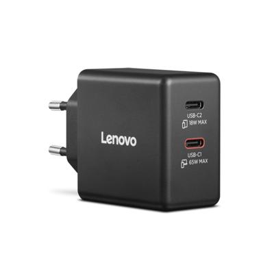 Lenovo G0A6065BEU USB-oplader 45 W, 18 W 2x USB-C Zwart Thuis, Binnen GaN Lenovo G0A6065BEU USB-oplader 45 W, 18 W 2x USB-C Zwart Thuis, Binnen GaN