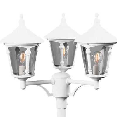 Buitenverlichting lantaarnpaal Virgo 54 cm 3-lichts wit 573-250 Buitenverlichting lantaarnpaal Virgo 54 cm 3-lichts wit 573-250