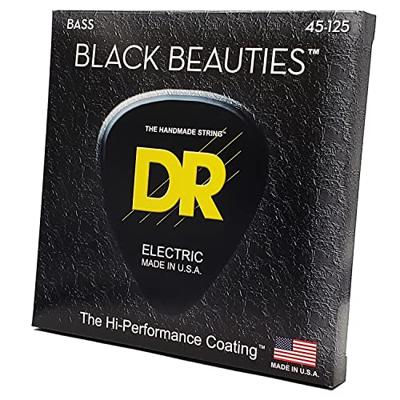 DR Strings BKB5-45 Black Beauties 45-125 set 5 snaren voor elektrische basgitaar DR Strings BKB5-45 Black Beauties 45-125 set 5 snaren voor elektrische basgitaar