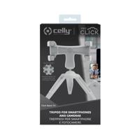 Celly CLICKNANOTRIWH tripod Smartphone-/actiecamera 3 poot/poten Wit - thumbnail