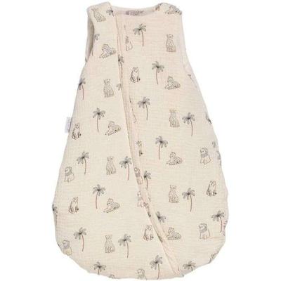 Mini piumone - CANDIDE - 55 cm - 0/3 mesi - Bianco con stampa tigre