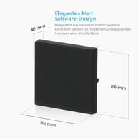 Busch-Jaeger bedieningswip 1786-885 zwart mat - thumbnail