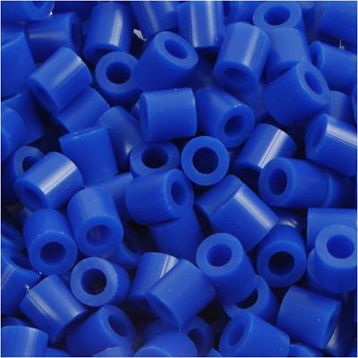 NABBI Strijkkralen, afm 5x5 mm, gatgrootte 2,5 mm, medium, donkerblauw (32232), 1100 stuk/ 1 doos