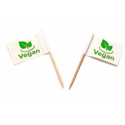 Vlagprikker Vegan ds à 500 stuks