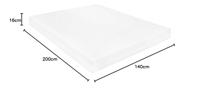Matras 7 Zone 16 cm PU-schuim H2 H3 140x200 cm - thumbnail