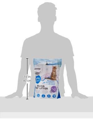Premium silica kattenbakvulling lavendel 5L