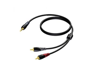 Procab CLA711 Classic 1x mini-jack - 2x RCA verloopkabel 20m Procab CLA711 Classic 1x mini-jack - 2x RCA verloopkabel 20m