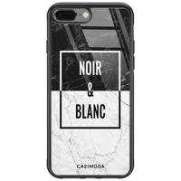 iPhone 8 Plus/7 Plus glazen hardcase - Noir et blanc - thumbnail