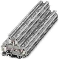 Phoenix Contact 1414103 Doorgangsserieklem 5.2 mm Schroeven Grijs 50 stuk(s)