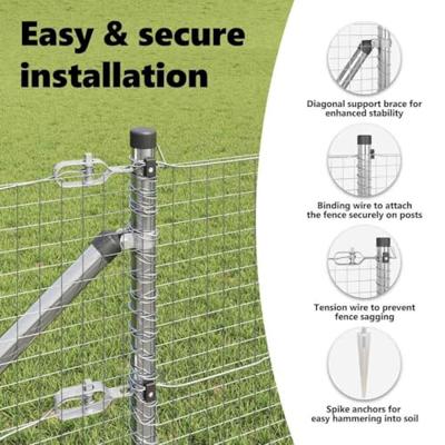 VidaXL Afrasteringspaal zilver 25 x 0,4 m (25 x 25 mm gaas) staal