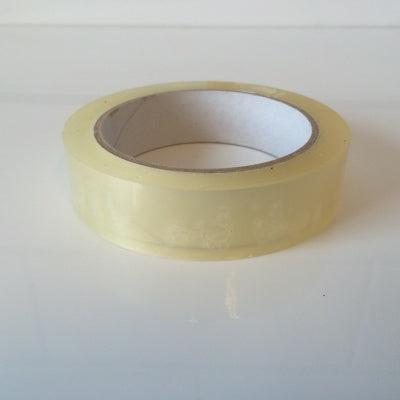Tape transparant 25mm x 66m grote kern