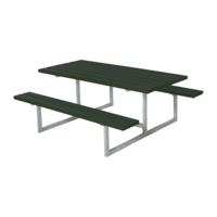 Picknicktafel Hout en Staal Basic Groen - thumbnail
