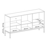 NADUVI Collection Dressoir Monique 3 deurs 3 lades - thumbnail