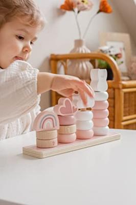 Label Label Stapelringen Roze