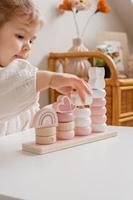 Label Label Stapelringen Roze - thumbnail