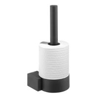 Tiger Reserve Toiletrolhouder Nomad Muur Rond Matzwart - thumbnail