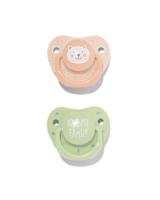 HEMA Fopspenen met platte kant beer 6m+ - thumbnail