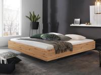 Bed IXANA 180x200 cm artisan eik met lattenbodem - thumbnail