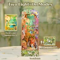 Tone-Cheer Dorothy's Journey Book Nook met Verlichting Bouwpakket Modelbouw - thumbnail
