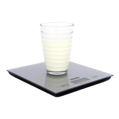 Mesko MS 3145 Elektronische keukenweegschaal Grijs Aanrecht Rechthoek