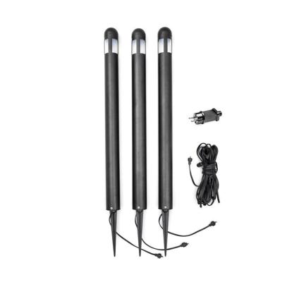 KonstSmide Tuinlampen 12 voltAmalfi (3x) 75cm antraciet - 7452-750