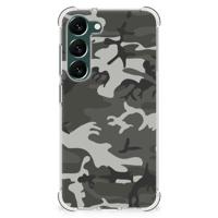 Samsung Galaxy S23 Plus Doorzichtige Silicone Hoesje Army Light - thumbnail