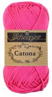 Scheepjes Catona 50g - 114 Shocking Pink - Haakgaren / Breigaren - thumbnail