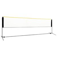 VidaXL Badmintonnet verstelbaar 500x103x94-158 cm metaal - thumbnail