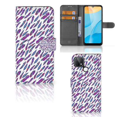 OPPO A15 | Telefoon Hoesje | Feathers Color OPPO A15 | Telefoon Hoesje | Feathers Color