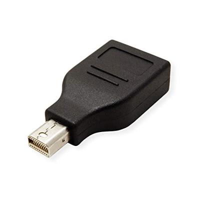 VALUE DisplayPort adapter, Mini DP Male - DP Female