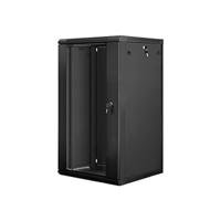 Lanberg WF01-6622-10B rack 22U Wandrek Zwart - thumbnail