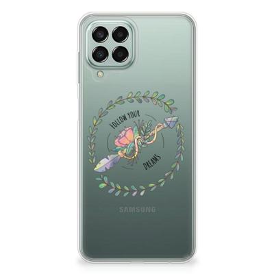 Samsung Galaxy M33 Telefoonhoesje met Naam Boho Dreams Samsung Galaxy M33 Telefoonhoesje met Naam Boho Dreams
