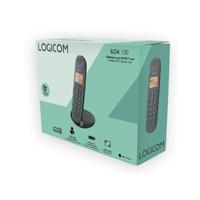 Draadloze vaste telefoon - LOGICOM - DECT ILOA 150 SOLO - Zwart - Zonder antwoordapparaat - thumbnail