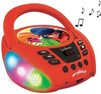 CD/MP3 player Lexibook Miraculous Bluetooth 5.0 Rood - thumbnail
