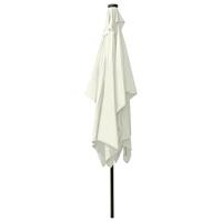 Parasol met LED's en stalen paal 2x3 m zandkleurig - thumbnail