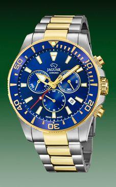 Horlogeband Jaguar J862.1 Staal Bi-Color Horlogeband Jaguar J862.1 Staal Bi-Color