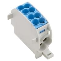 Weidmüller 1560670000 Verdeler-serieklem Schroeven Blauw 5 stuk(s)