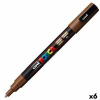 Markeerstift POSCA PC-3M Bruin (6 Stuks) - thumbnail