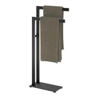 ZACK Linea Staand handdoekrek 15x38,5x80cm zwart - thumbnail