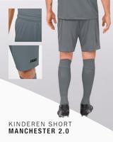 JAKO 4400K Short Manchester 2.0 Kids - Steengrijs - 128 - thumbnail