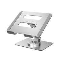 My Wall Inklapbare houder voor tablets en smartphones HT18L, tot 14 inch, tafelhouder, tablet, mobiele telefoonhouder, ergonomisch instelbaar, 360° rotatie, aluminium standaard, tabletstandaard - thumbnail