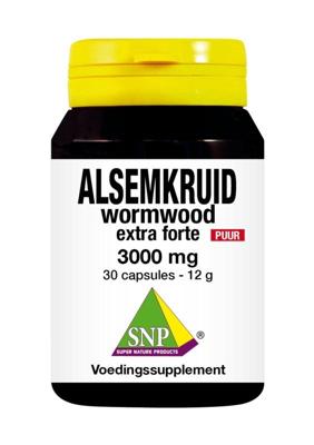 SNP Alsemkruid wormwood 3000 mg puur 30 Vegetarische capsules